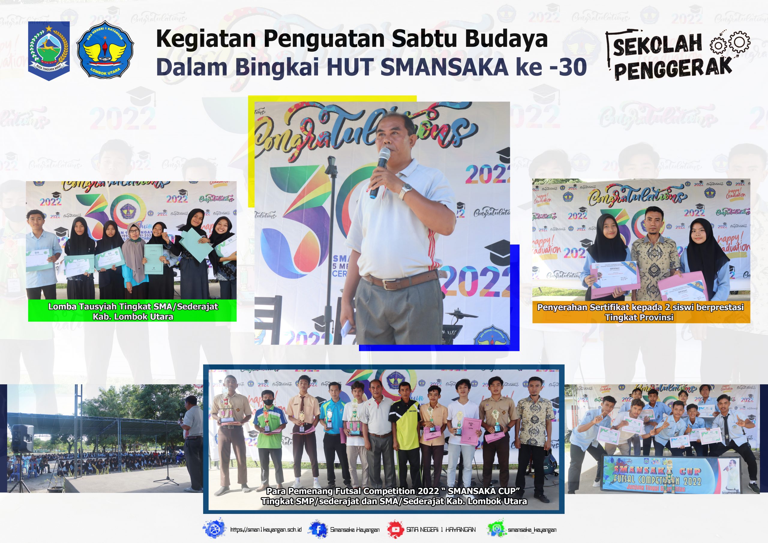 Kegiatan Penguatan Sabtu Budaya Dalam Bingkai HUT SMANSAKA ke -30