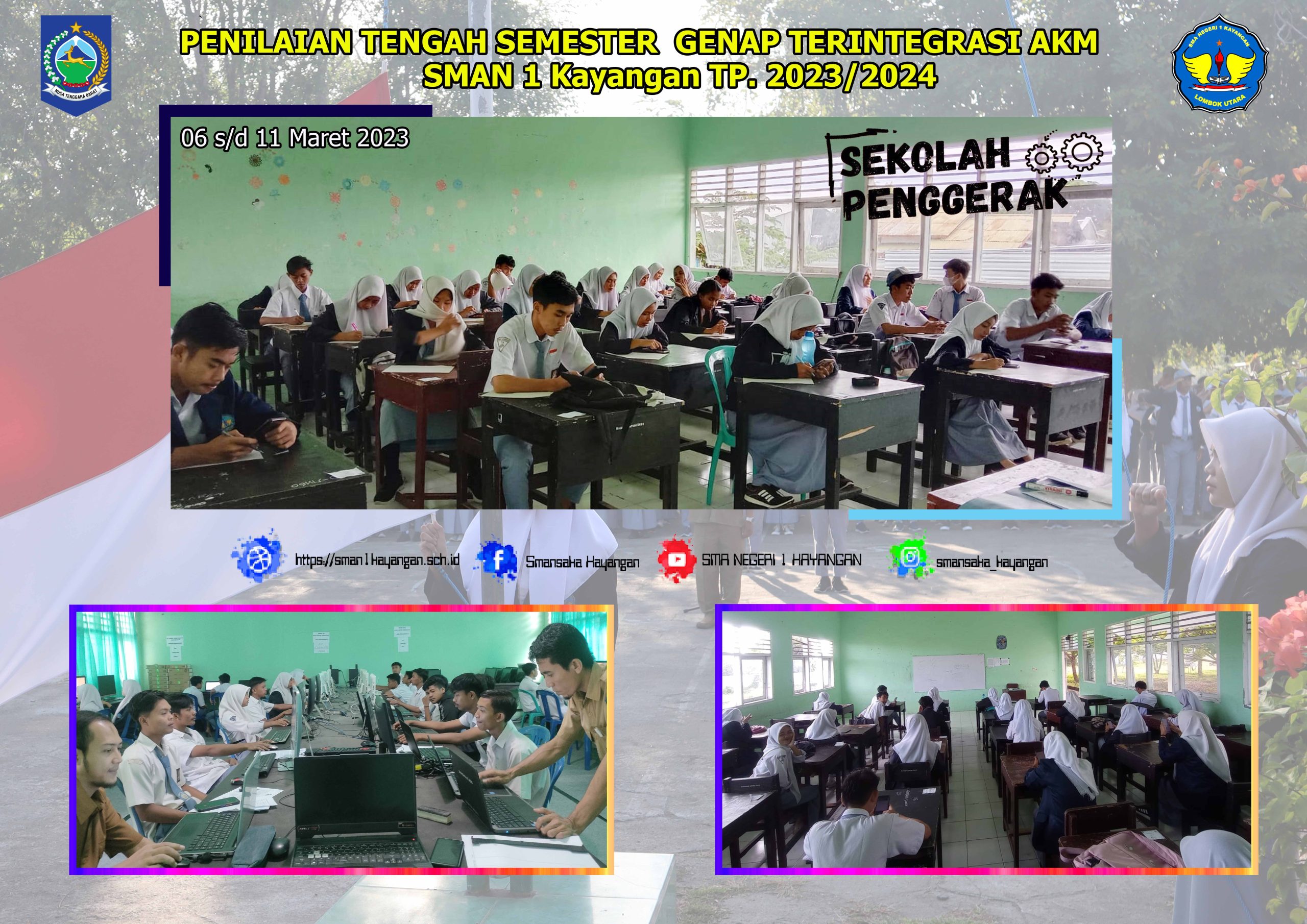 PELAKSANAAN PENILAIAN TENGAH SEMESTER GENAP TERINTEGRASI AKM