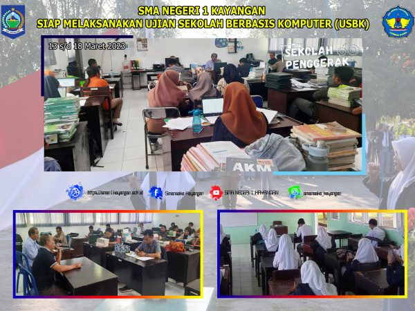 SMA NEGERI 1 KAYANGAN SIAP MELAKSANAKAN UJIAN SEKOLAH BERBASIS KOMPUTER (USBK) TP. 2022/2023