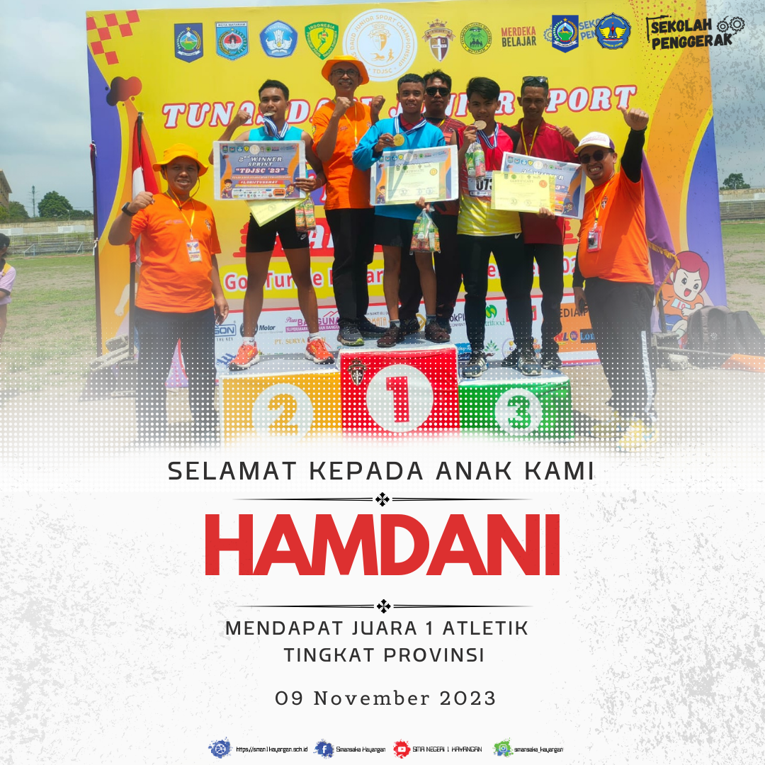 Hamdani, Siswa SMAN 1 Kayangan Juara I Lomba Atletik Tingkat Provinsi Hamdani, Siswa SMAN 1 Kayangan Juara I Lomba Atletik Tingkat Provinsi