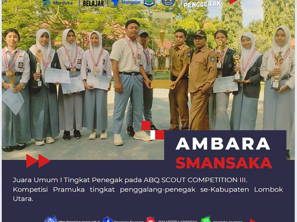 AMBARA SMANSAKA Juara Umum I Tingkat Penegak pada ABQ SCOUT COMPETITION III AMBARA SMANSAKA Juara Umum I Tingkat Penegak pada ABQ SCOUT COMPETITION III