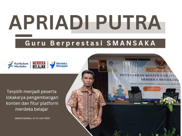 Guru SMAN 1 Kayangan Terpilih sebagai Peserta Lokakarya Pengembangan Konten dan Fitur Platform Merdeka Mengajar. Guru SMAN 1 Kayangan Terpilih sebagai Peserta Lokakarya Pengembangan Konten dan Fitur Platform Merdeka Mengajar.