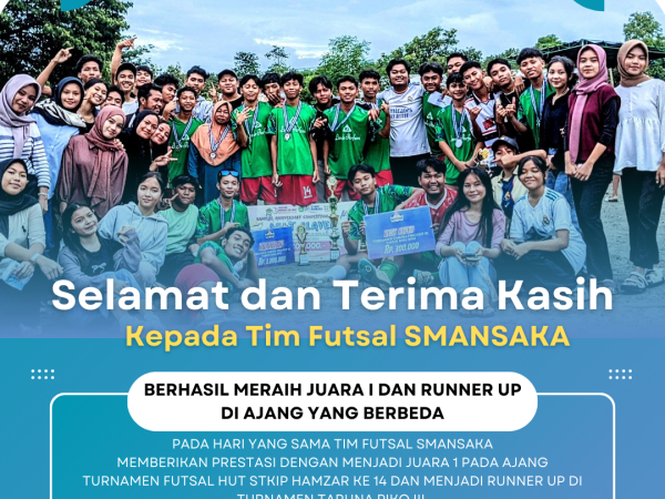 Kemenangan Tim Futsal SMANSAKA