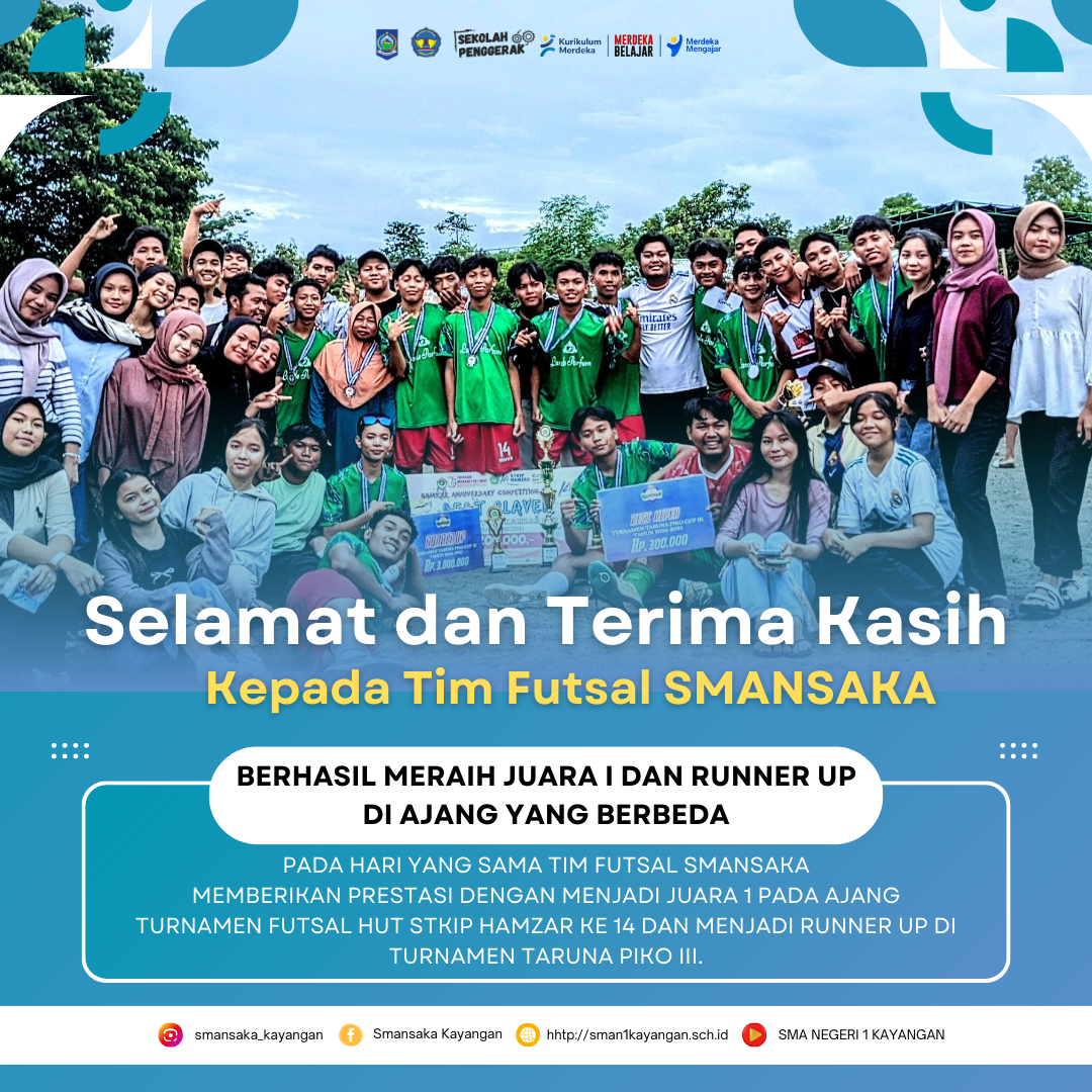 Kemenangan Tim Futsal SMANSAKA Kemenangan Tim Futsal SMANSAKA