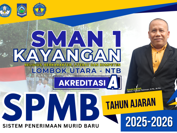 JADWAL VALIDASI DATA/PRAPENDAFTARAN SPMB 2025 SMAN 1 KAYANGAN T.A 2025/2026 JADWAL VALIDASI DATA/PRAPENDAFTARAN SPMB 2025 SMAN 1 KAYANGAN T.A 2025/2026